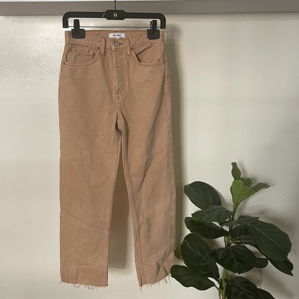 Re/done Stove Pipe Jeans